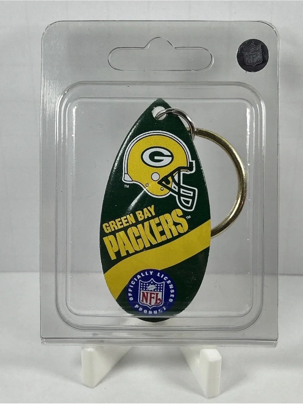 Green Bay Packers Fish Spinner Keychain New Old Vintage 2.75”x1.25” Blade